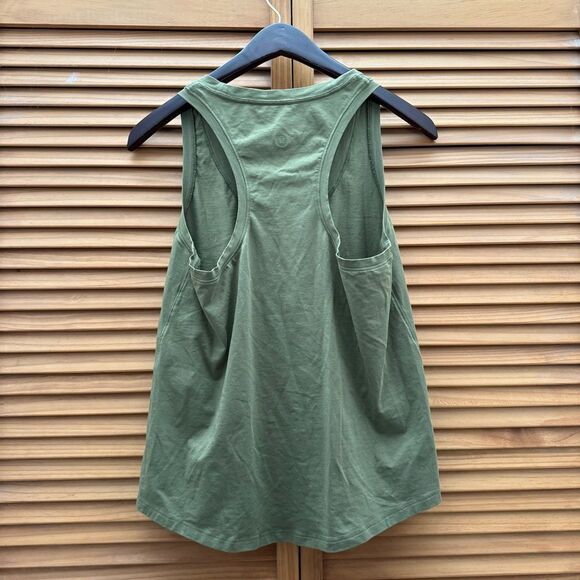 Lululemon Athletica green flowy tank size 4 - Picture 2 of 5